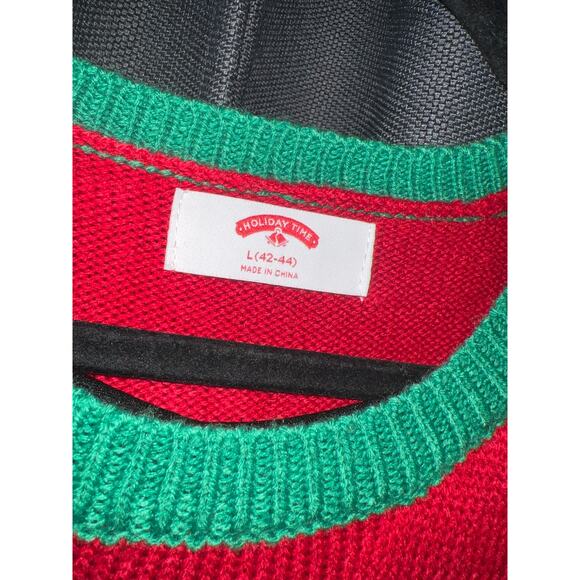 Ugly Christmas Sweater Xmas Size Large Cow - Picture 2 of 3